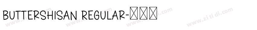 ButterShiSan Regular字体转换